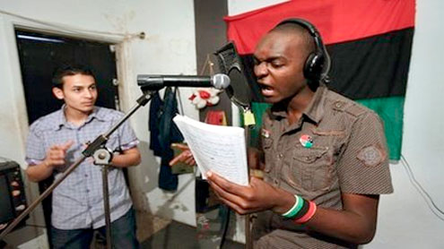 Rap music inspires Libyan rebels to defeat Gadhafi