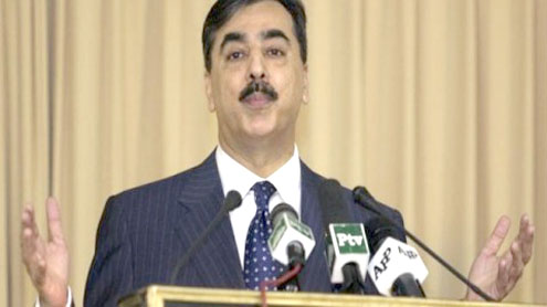Prime Minister Syed Yusuf Raza Gilani
