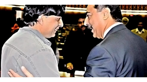 Chaudhry Nisar Ali Khan and Prime Minister Gilani