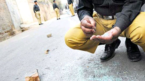 suicide attack on a militant commander