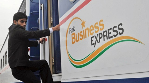 Business Express Train under PPP leaves for Lahore