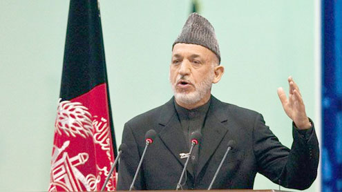 President Hamid Karzai