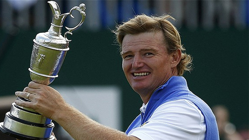 Ernie Els wins The Open 2012 as Adam Scott collapses at Royal Lytham with four bogeys in last four shots