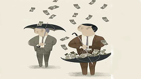 The rich and the confident