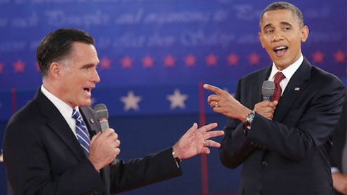 More assertive Obama trades barbs with Romney, targets wealth issues