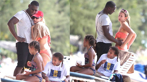 Homeland star David Harewood married long-term girlfriend in Barbados ceremony