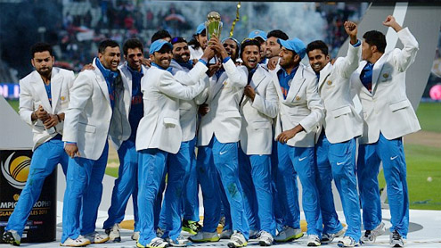 India claims Champions Trophy glory