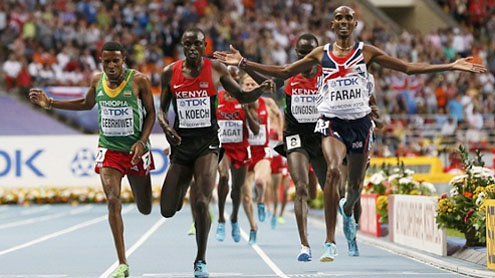 Farah becomes only second-ever athlete to win 5km and 10km double in Olympics