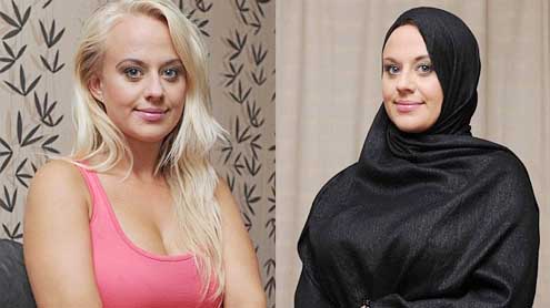 Glamour model Carley Watts convert to Islam after falling for Tunisian lifeguard