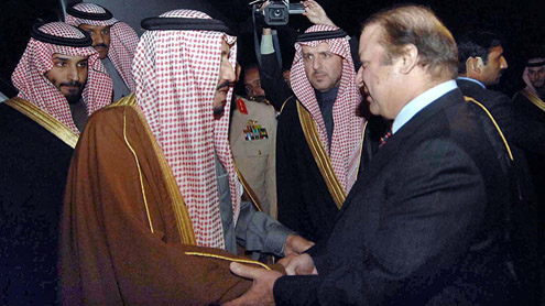 Salman bin Abdulaziz and nawaz sharif