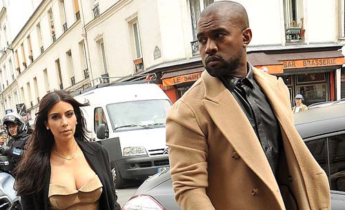 Kim Kardashian and Kanye West