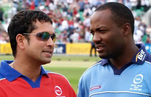 Brian Lara and Sachin Tendulkar