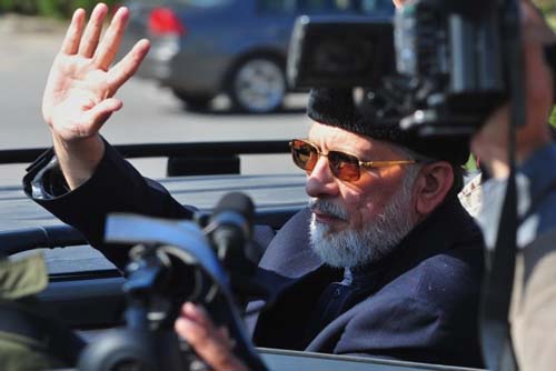 Qadri’s lands in Lahore