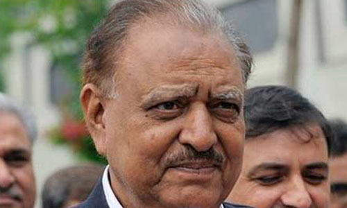 President Mamnoon Hussain