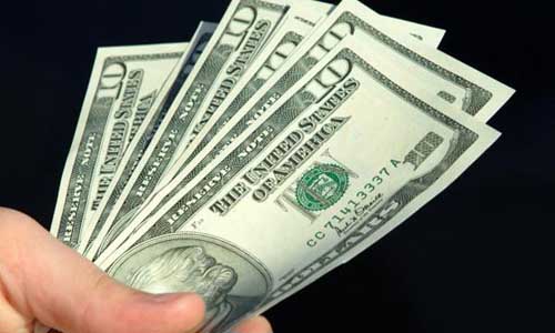 Dollar eases in Asian