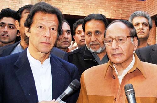 Imran Khan and Shujaat Hussain
