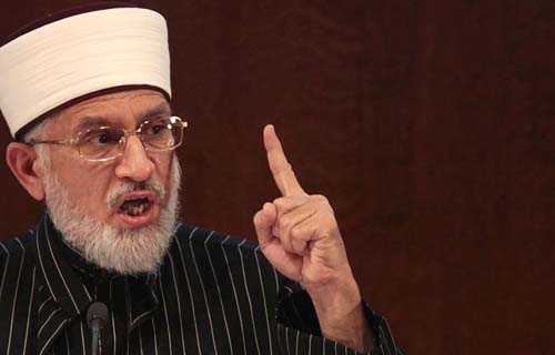 Tahirul Qadri terms fighting