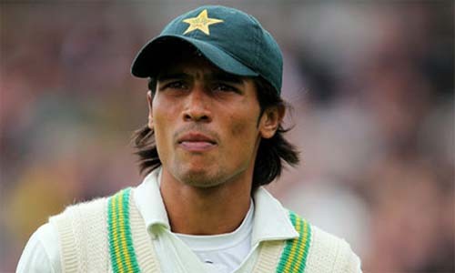 Pakistani cricketer Mohammad Aamer