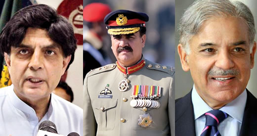 Shahbaz Sharif meets army chief