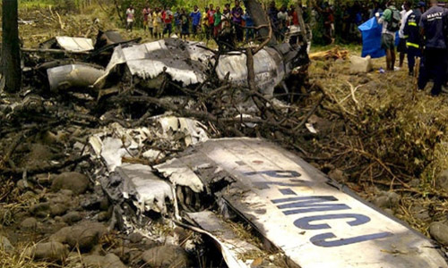 plane crash in jungle