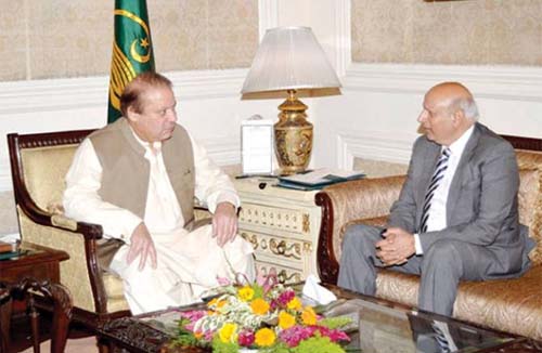 Nawaz Sharif and Muhammad Sarwar