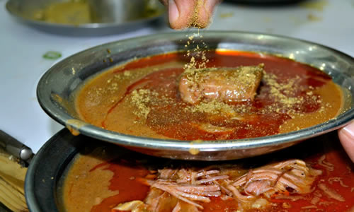 Fiery nihari