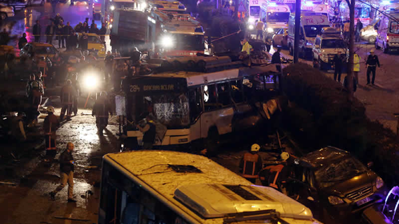 Car Bombing Leaves 34 Dead In Ankara