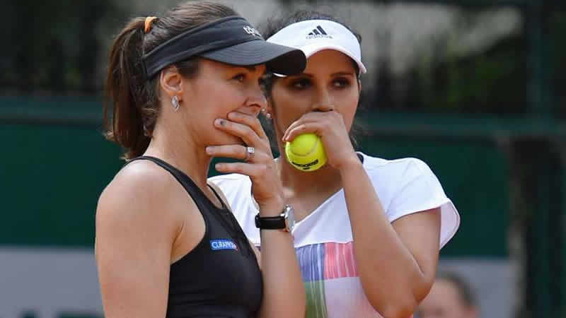 Hingis and Mirza
