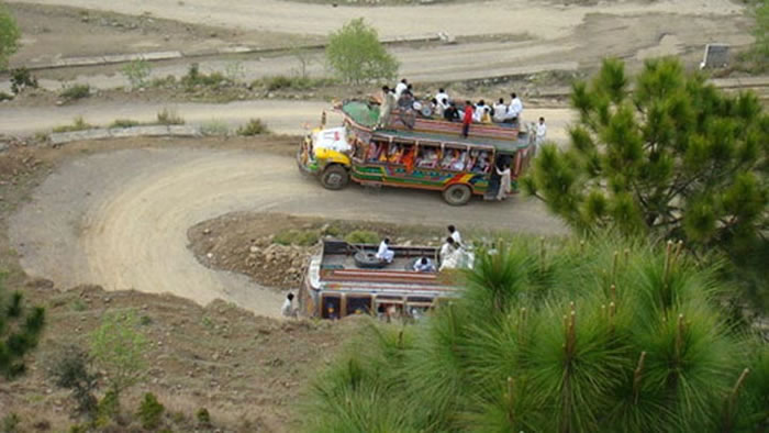 18 dead in AJK wedding party bus accident