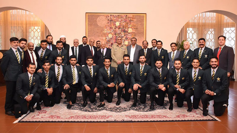 COAS holds reception for victorious Pakistan team