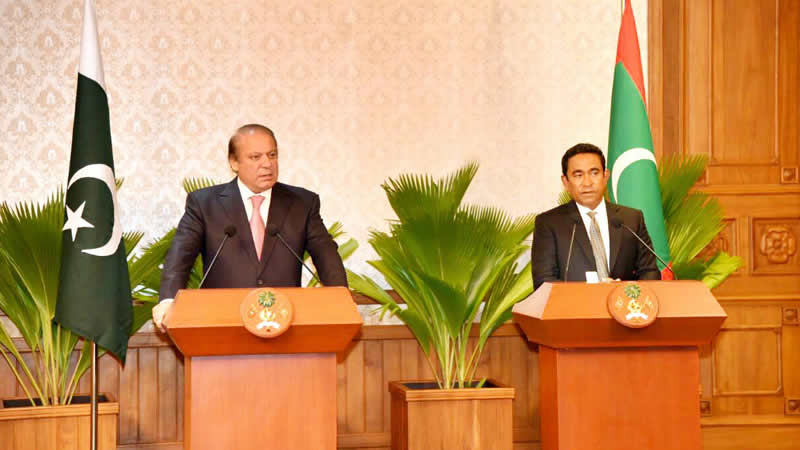 PM For Economic Cooperation, Enhancement Of Bilateral Trade Between Pakistan, Maldives