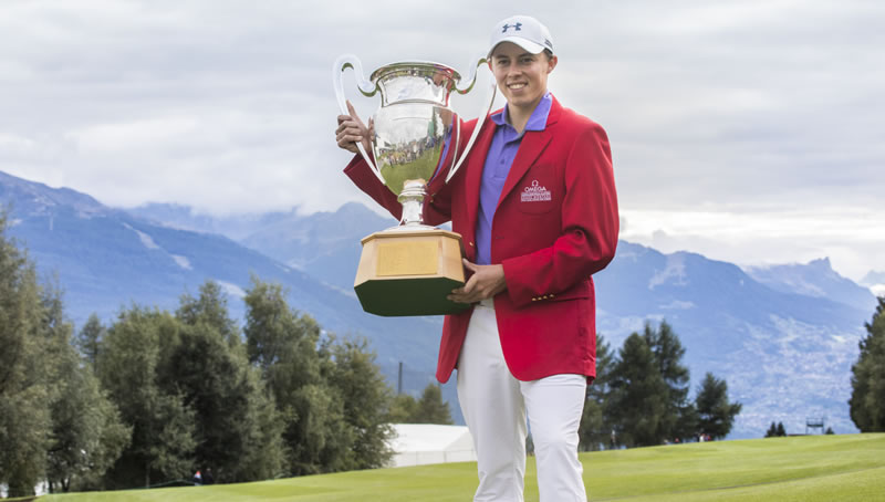 Matthew Fitzpatrick wins the OMEGA European Masters 2017 in Crans-Montana, Switzerland