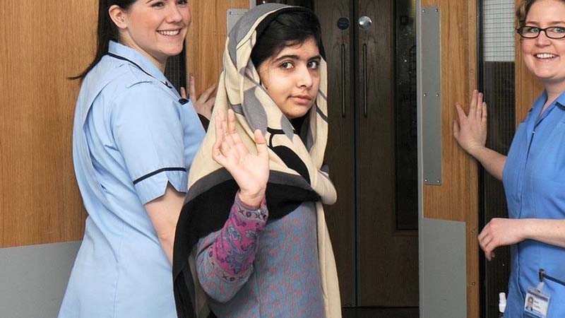 Malala leaves for London via Doha after four-day Pakistan visit