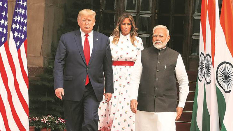 TRUMP’S VISIT INDIA