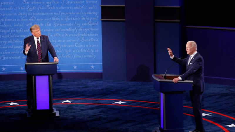 Trump and Biden row Over Covid, Climate and Racism