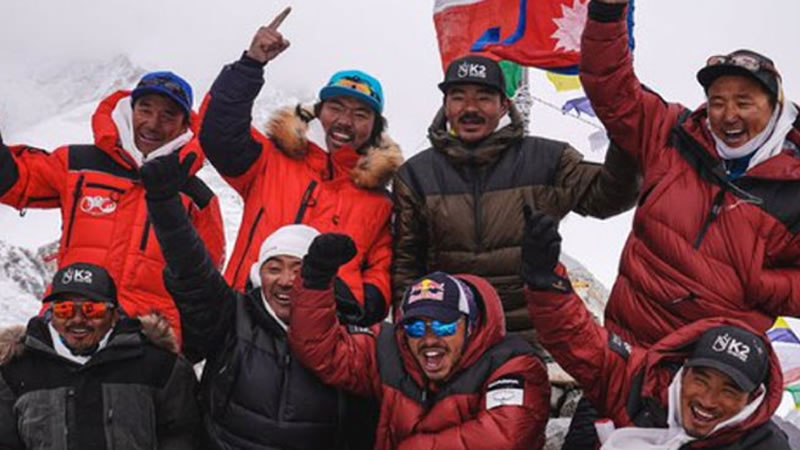 Pakistan felicitates Nepalese climbers on first Winter K2 Ascent