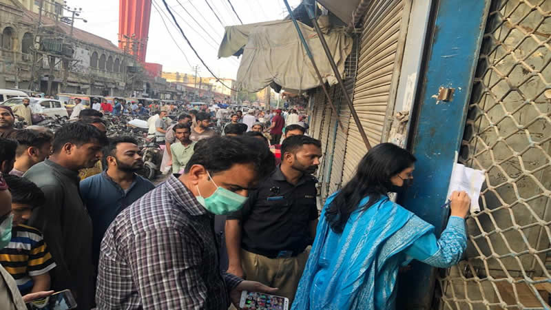 Karachi admin seals 167 shops, restaurants for violating Covid-19 SOPs