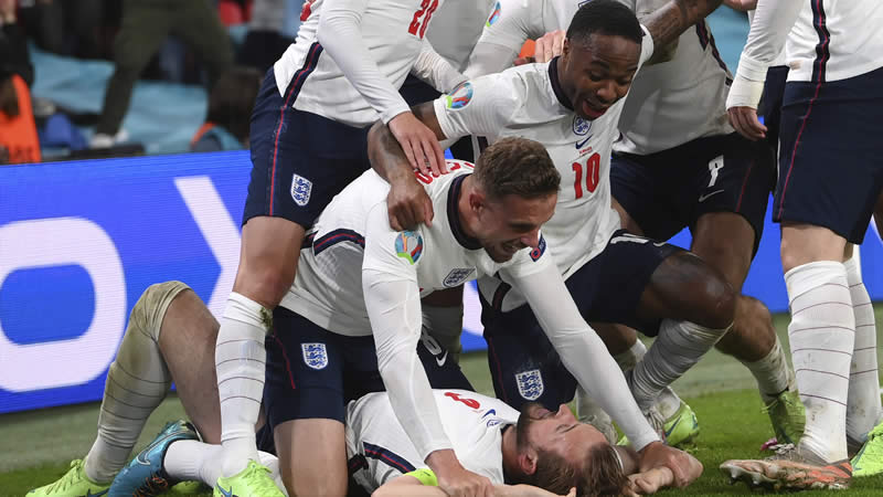England Beats Denmark for a Spot in Euro 2020 Final