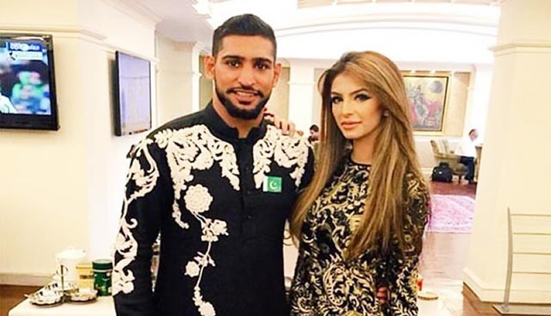 Boxer Amir Khan, wife Faryal Makhdoom