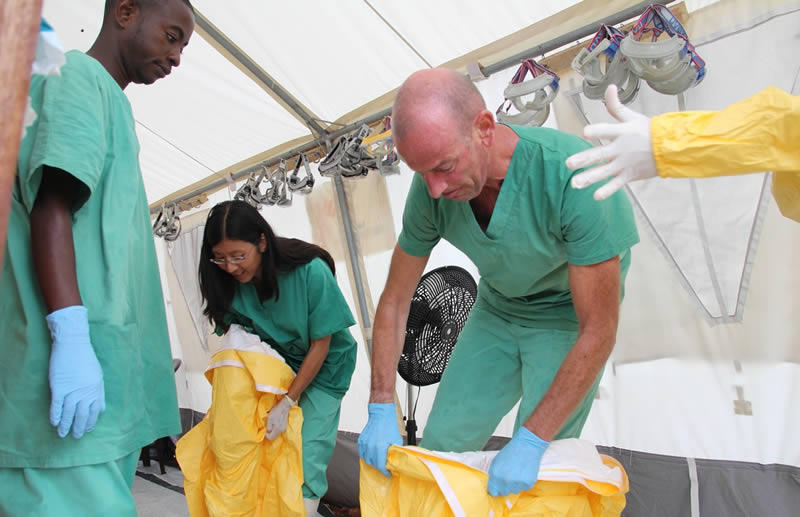 Ebola epidemic countries