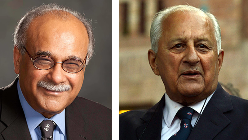 Shehryar Khan, Najam Sethi